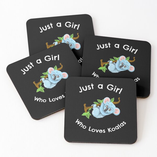 Item preview, Just a Girl Who Loves Koalas designed and sold by Leonardo Palumbo.