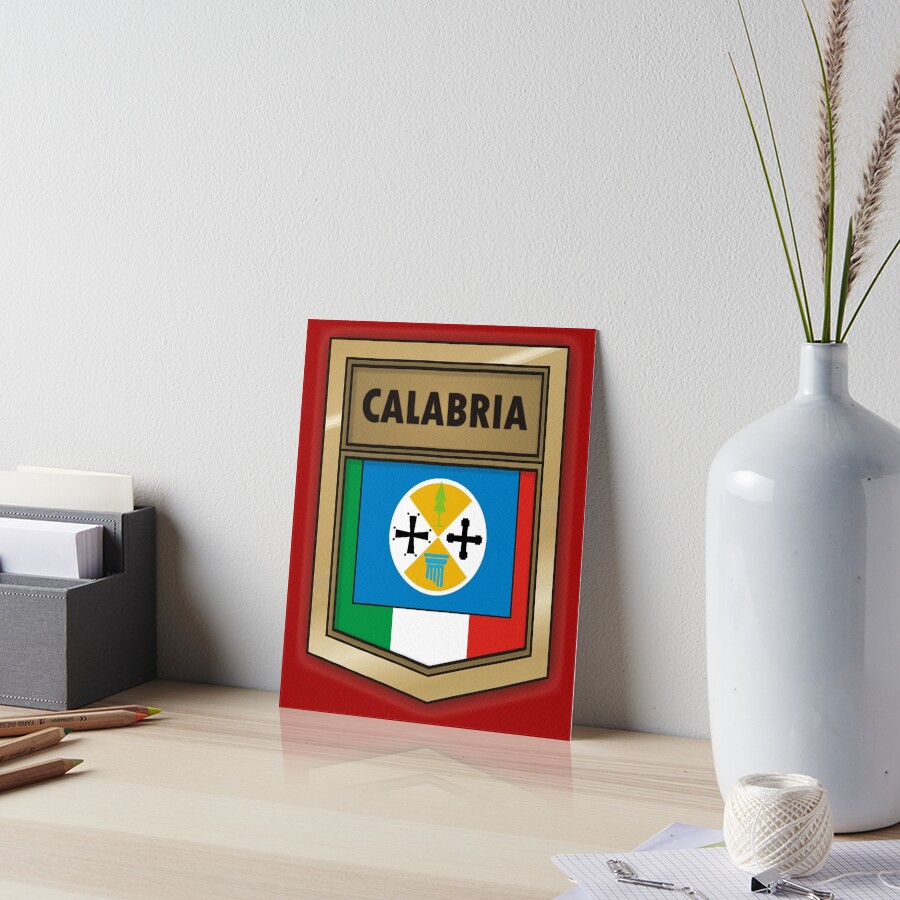 "Calabria stemma coat of arms bandiera" Art Board Print for Sale by