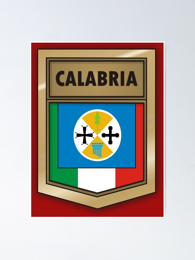 "Calabria stemma coat of arms bandiera" Poster by SoulSafe | Redbubble