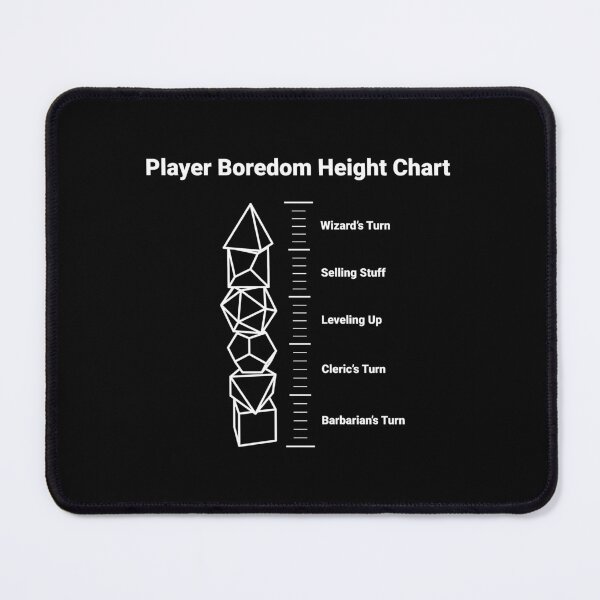 Item preview, Player Boredom Dice Stacking Dnd designed and sold by DnlDesigns.