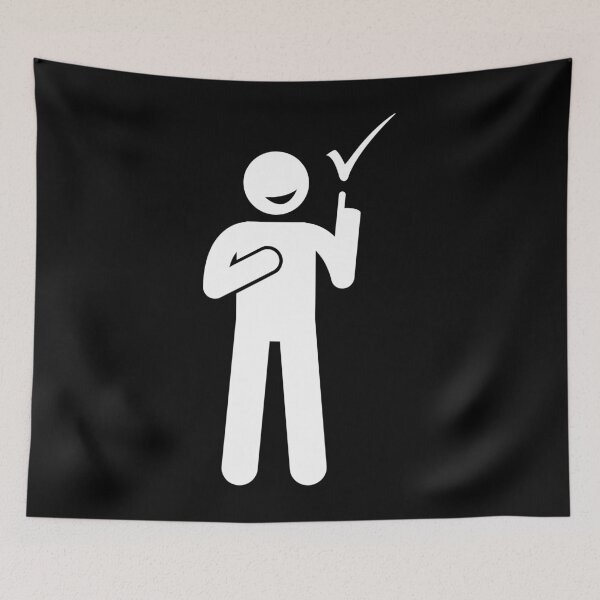 Item preview, Righteous Person Stickman - White Version designed and sold by Stickman--.