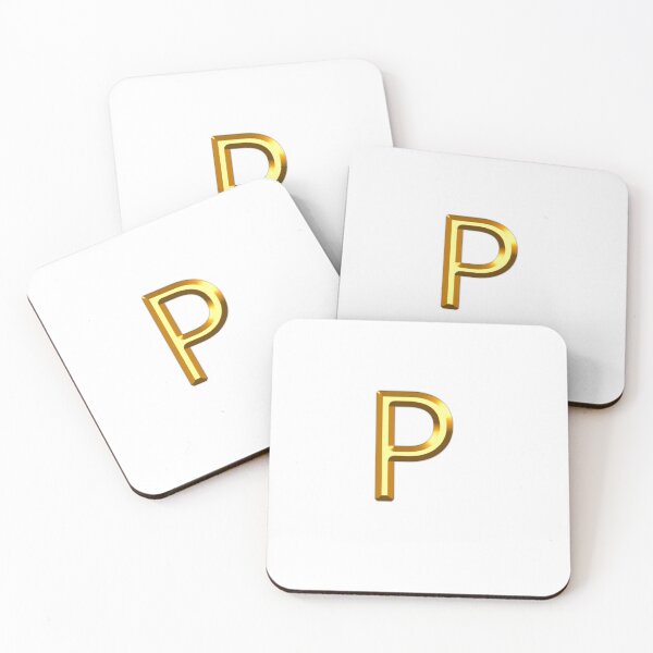 Item preview, Gold Alphabet P designed and sold by If-Art.