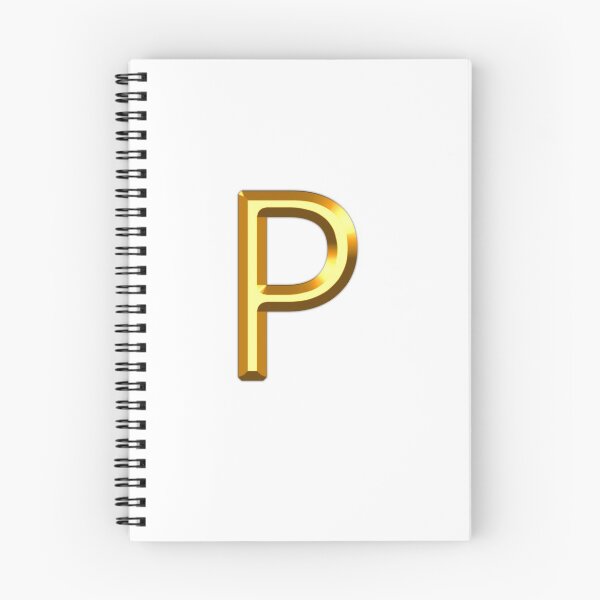 Item preview, Gold Alphabet P designed and sold by If-Art.