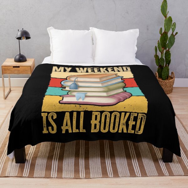 Item preview, My weekend is all booked, Funny book lover, Bookworm Gift Idea designed and sold by AS-Shirts.