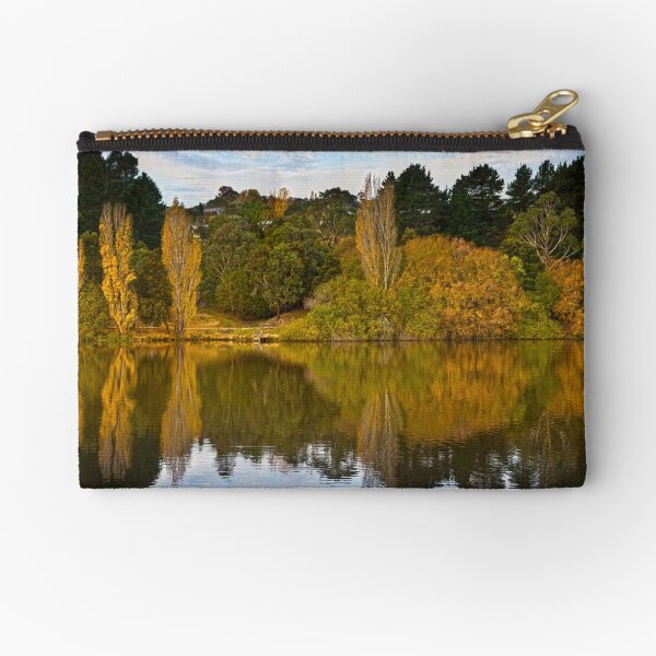Lake Daylesford in Autumn Victoria Australia Zipper Pouch