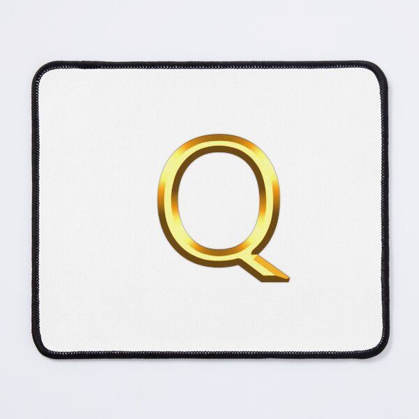 Item preview, Gold Alphabet Q designed and sold by If-Art.