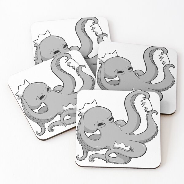 Item preview, Octopus with crowns designed and sold by atakji.