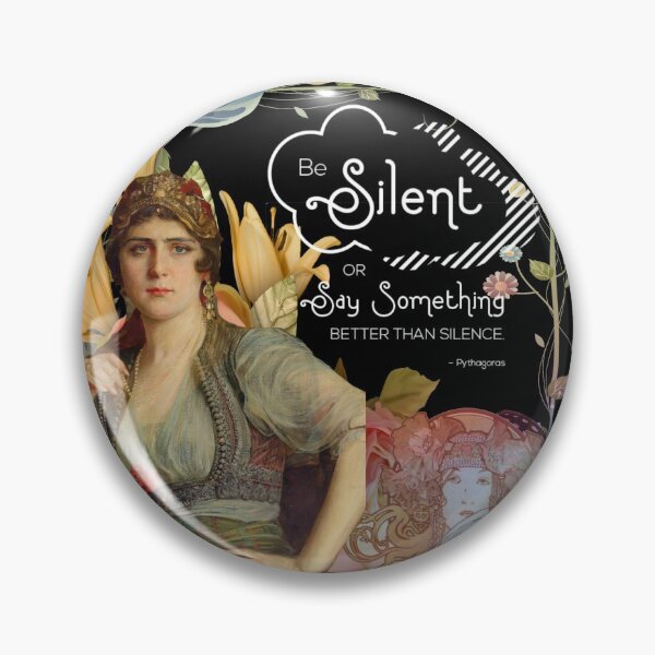 Item preview, BE SILENT designed and sold by Lisa Marie Mercer.