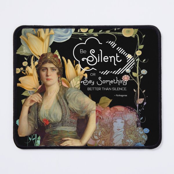 Item preview, BE SILENT designed and sold by Lisa Marie Mercer.