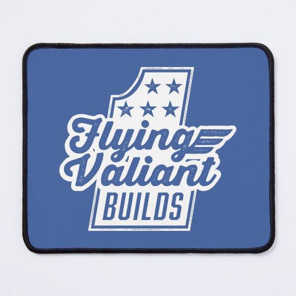 Item preview, Flying Valiant Builds - (Stunt Style - White on Blue) designed and sold by Justin Ellis.