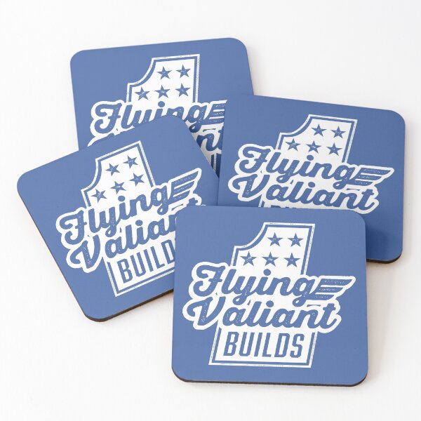 Item preview, Flying Valiant Builds - (Stunt Style - White on Blue) designed and sold by Justin Ellis.