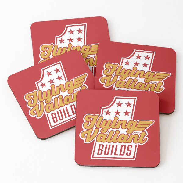 Item preview, Flying Valiant Builds - (Stunt Style - White & Gold on Red) designed and sold by Justin Ellis.