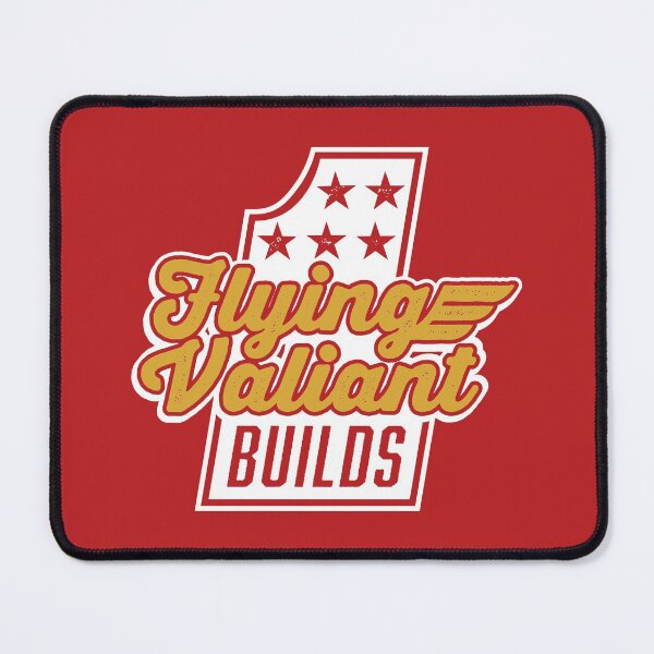 Item preview, Flying Valiant Builds - (Stunt Style - White & Gold on Red) designed and sold by Justin Ellis.