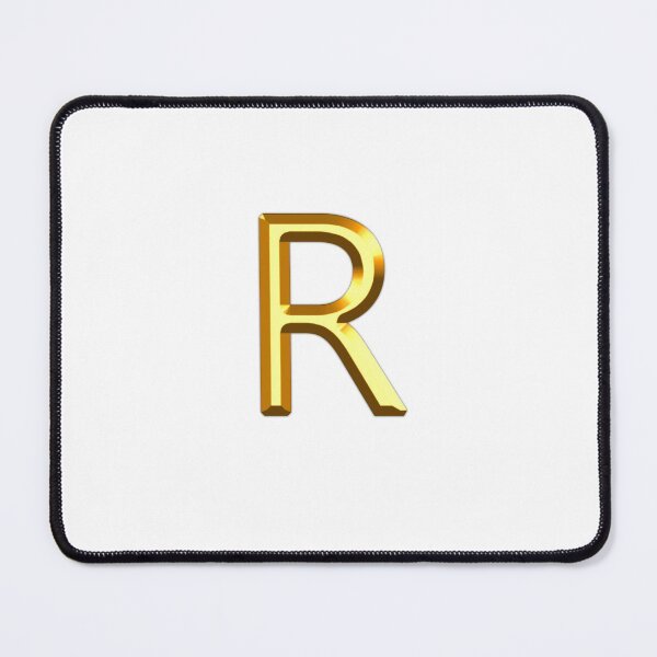 Item preview, Gold Alphabet R designed and sold by If-Art.