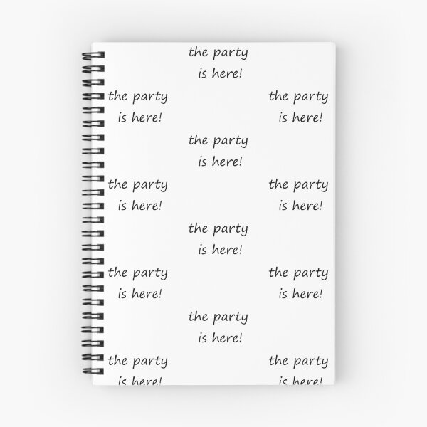 Item preview, THE PARTY IS HERE! designed and sold by 113DESIGN.