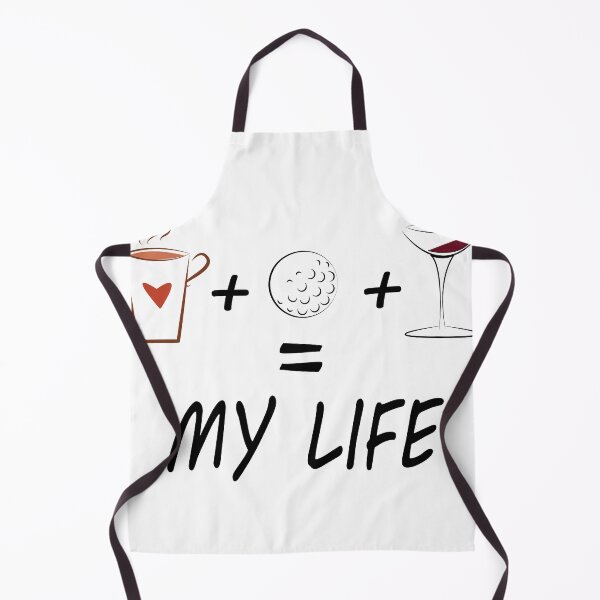 Item preview, 'coffee+golf+wine=my life' designed and sold by smokin-prints.