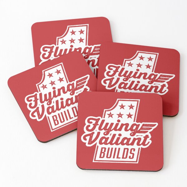 Item preview, Flying Valiant Builds - (Stunt Style - White on Red) designed and sold by Justin Ellis.
