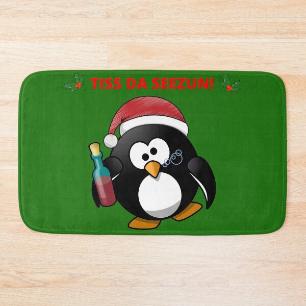 Item preview, Christmas Drunk Penguin designed and sold by JoesCornerStore.