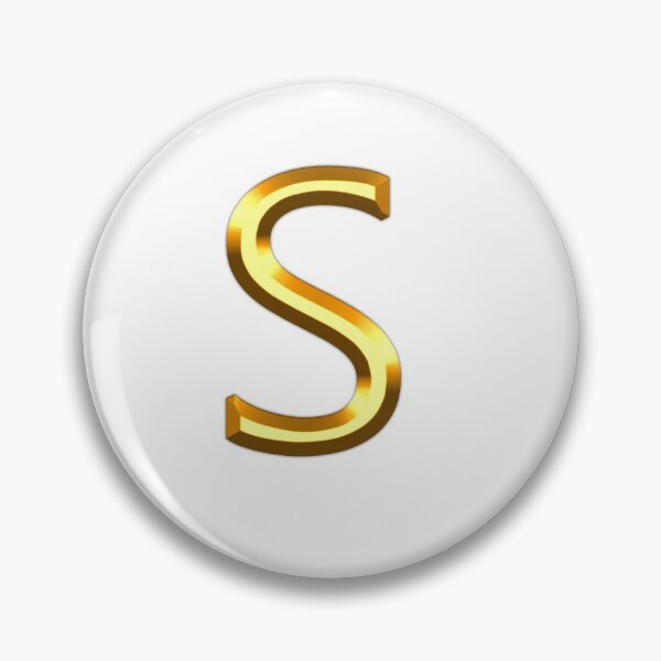Item preview, Gold Alphabet S designed and sold by If-Art.