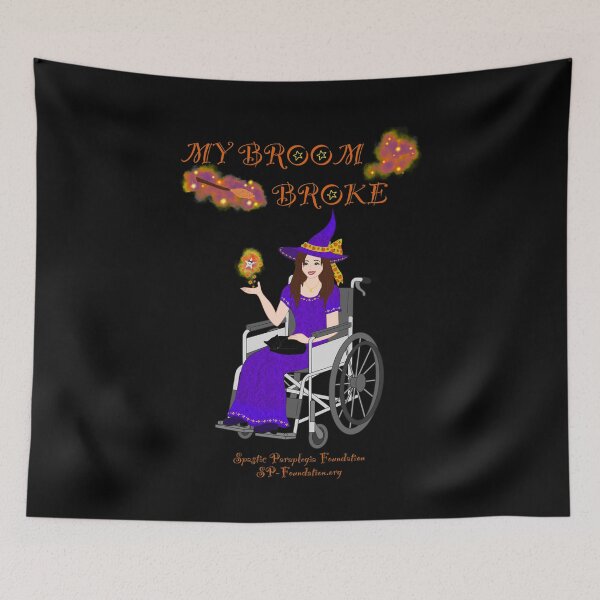 Item preview, “My Broom Broke” designed and sold by Spastic Paraplegia.