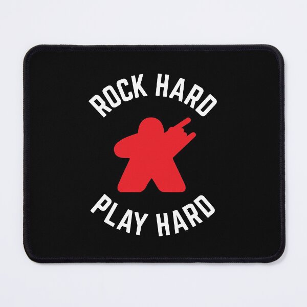 Item preview, Rock Hard Play Hard Heavy Metal Meeple designed and sold by DnlDesigns.