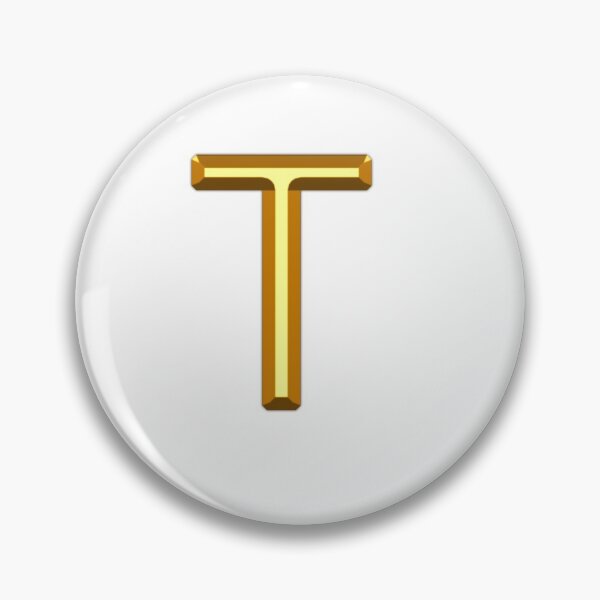 Item preview, Gold Alphabet T designed and sold by If-Art.