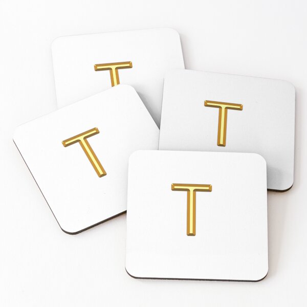 Item preview, Gold Alphabet T designed and sold by If-Art.