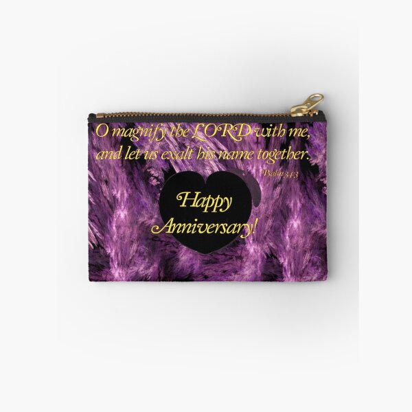 Item preview, Happy Anniversary - Psalms 34:3 designed and sold by aprilann.