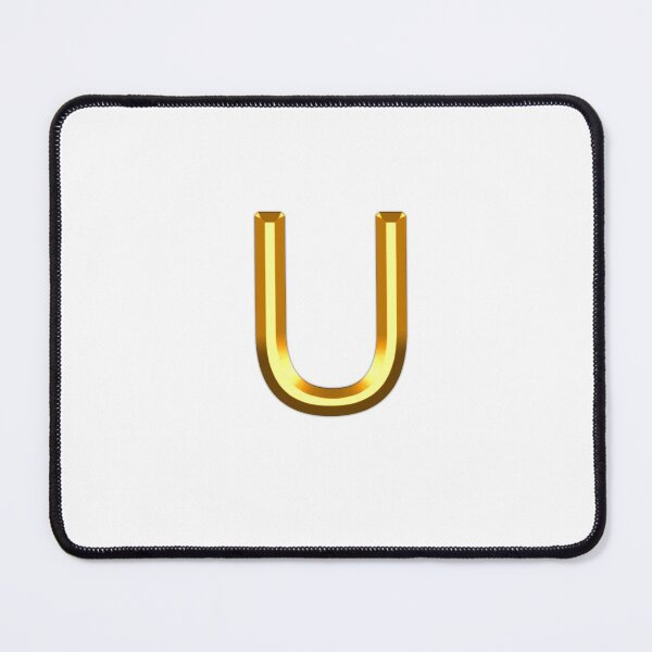 Item preview, Gold Alphabet U designed and sold by If-Art.