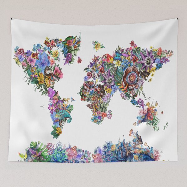 Item preview, world map designed and sold by BekimART.