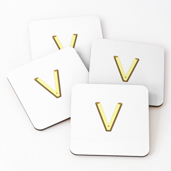 Item preview, Gold Alphabet  V designed and sold by If-Art.