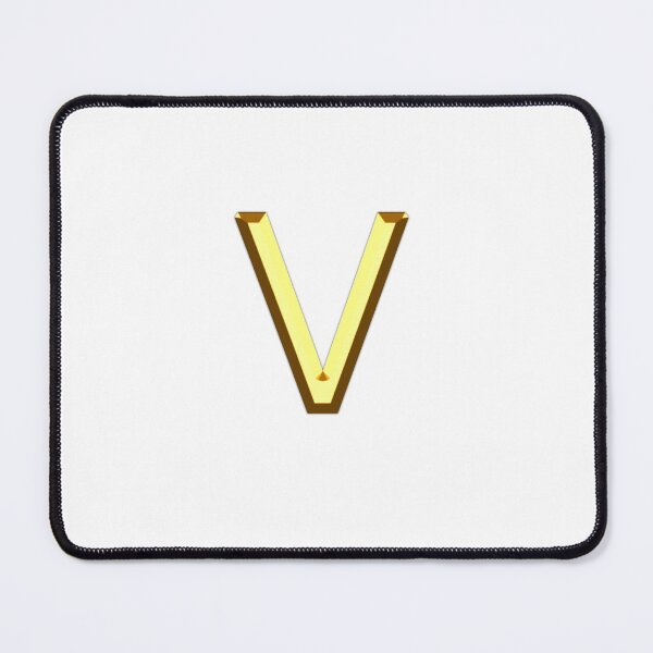 Item preview, Gold Alphabet V designed and sold by If-Art.