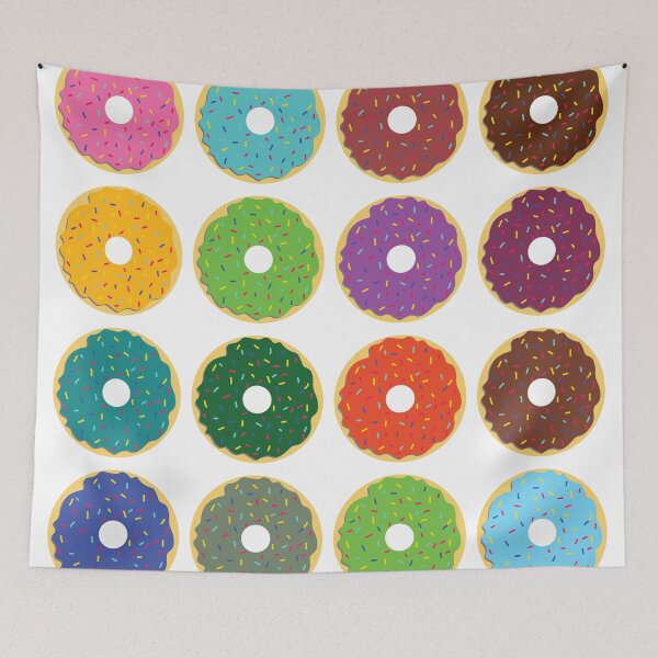Item preview, Doughnuts Art designed and sold by Sahar Shahzad Khokhar.