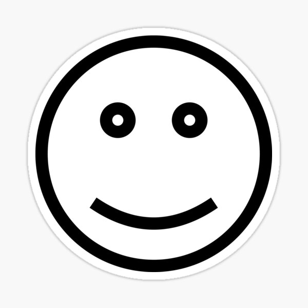 Smiley Face Sticker