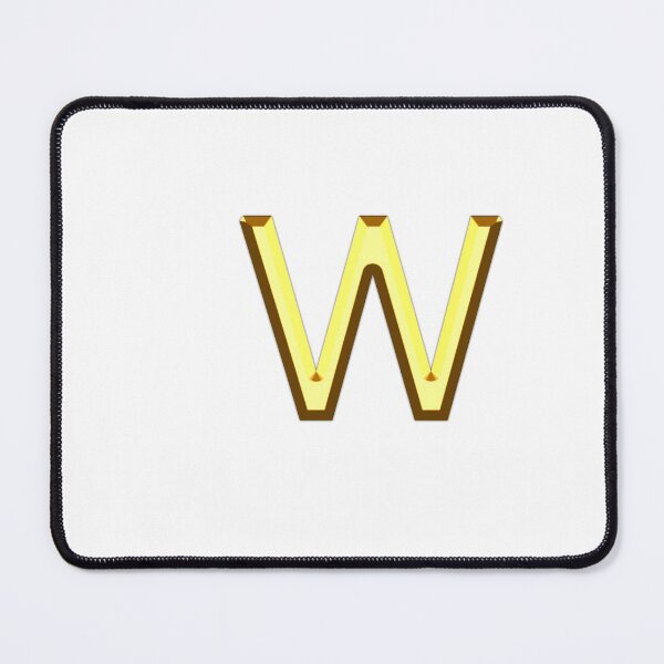 Item preview, Gold Alphabet W designed and sold by If-Art.