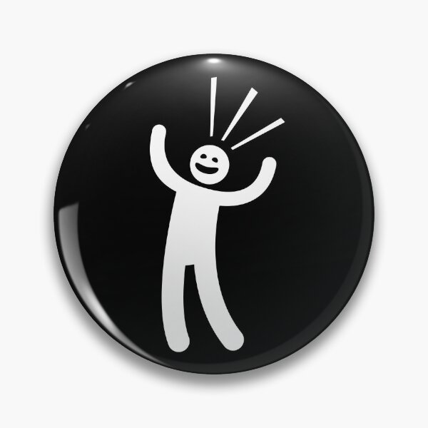 Artikelvorschau, Glücklicher fröhlicher erfreuter Mann - Person Stickman - weiße Version entworfen und verkauft von Stickman--.