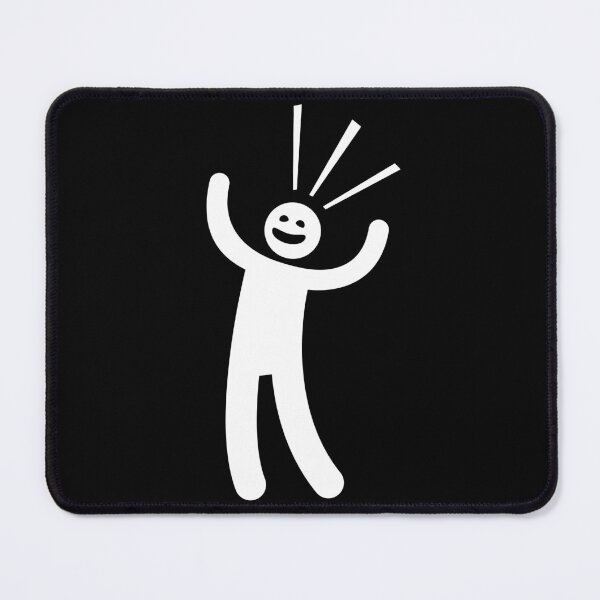 Item preview, Happy Cheerful Delighted Man - Person Stickman - White Version designed and sold by Stickman--.