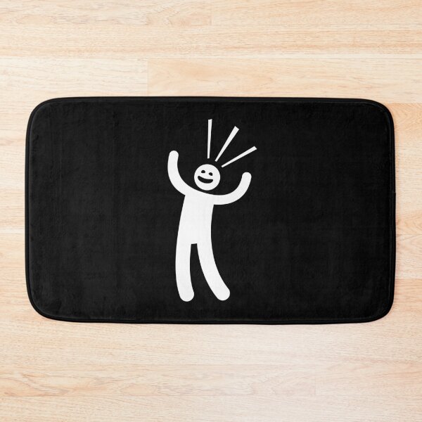 Item preview, Happy Cheerful Delighted Man - Person Stickman - White Version designed and sold by Stickman--.