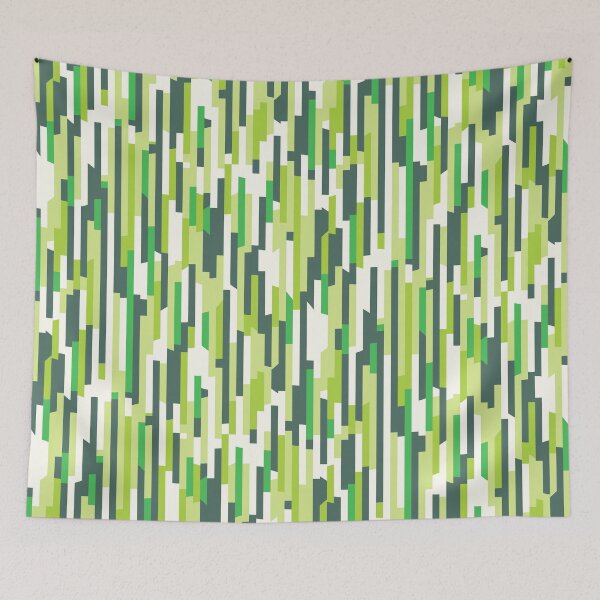 Item preview, Abstract green stripes designed and sold by pakanta.