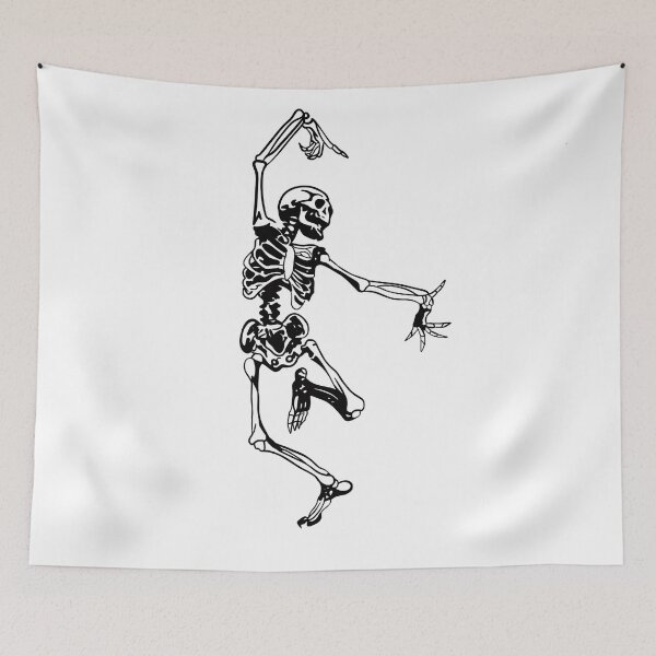 Item preview, Dancing Halloween skeleton  designed and sold by PrintsEntmt.