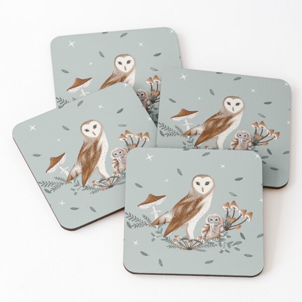 Item preview, Magical owl postcard designed and sold by Petit Faon Prints.
