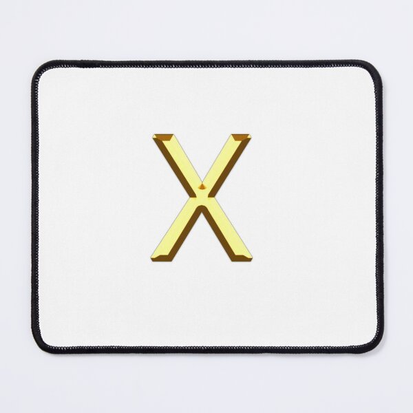 Item preview, Gold Alphabet X designed and sold by If-Art.