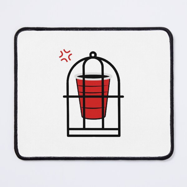 Item preview, Rage Cage Drinking Games Funny College Humor Graphic designed and sold by EllConApparel.