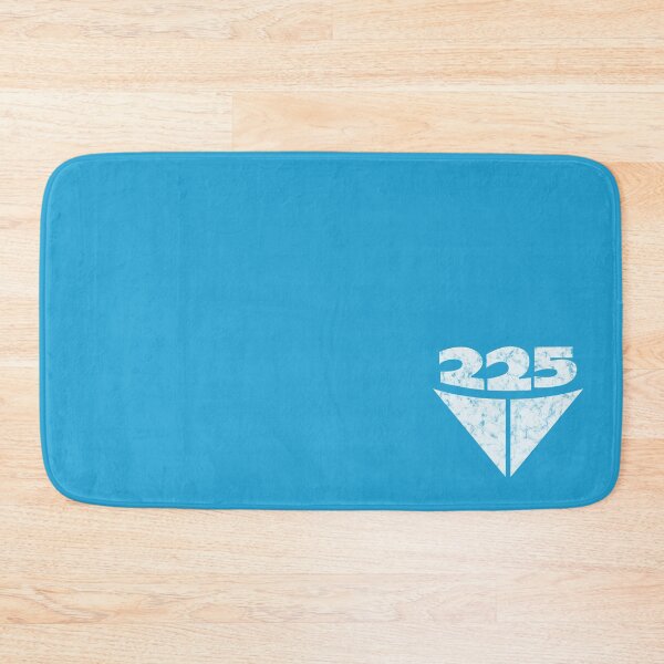 Item preview, 225 Aussie Valiant Badge (White on Blue - Worn) designed and sold by Justin Ellis.