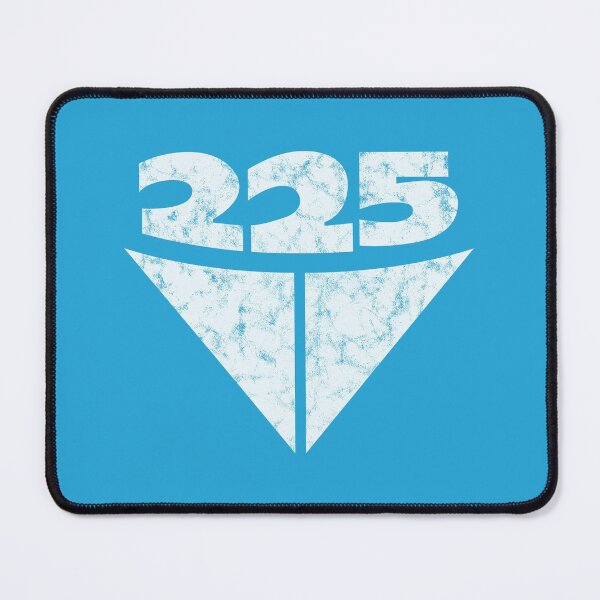 Item preview, 225 Aussie Valiant Badge (White on Blue - Worn) designed and sold by Justin Ellis.