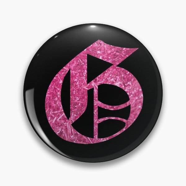 Item preview, The Letter G - Capital Pink Glitter Gothic designed and sold by TheLykosApparel.