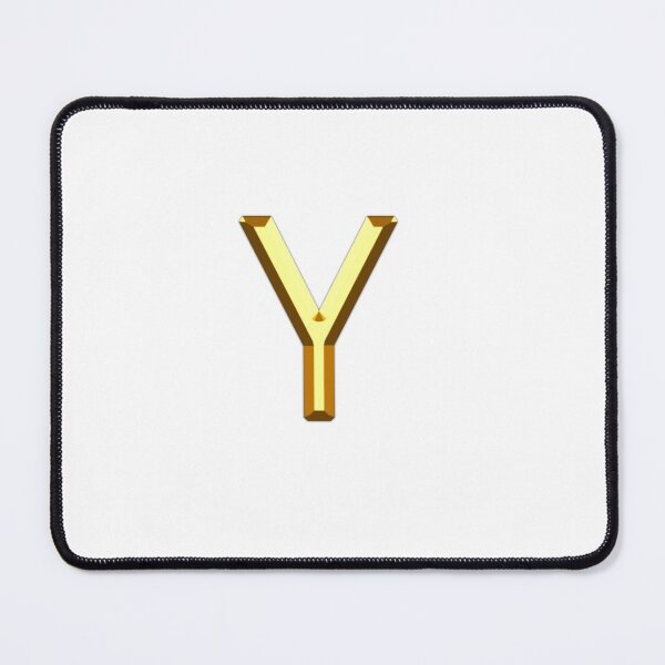 Item preview, Gold Alphabet Y designed and sold by If-Art.