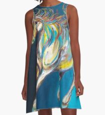 Wild Horses A-Line Dress