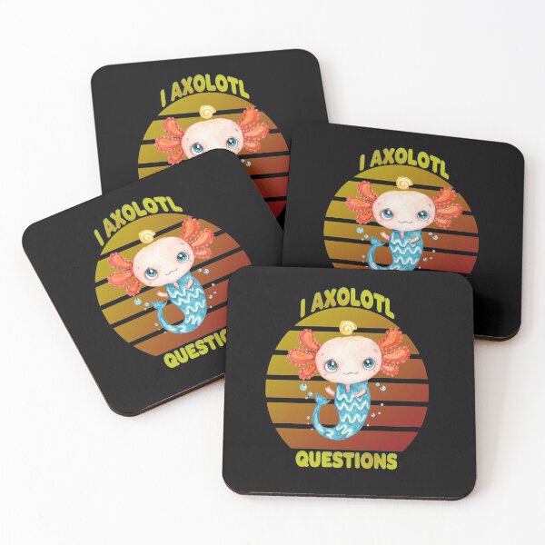 Item preview,   I Axolotl Questions Pun Walking Fish  designed and sold by david parry.