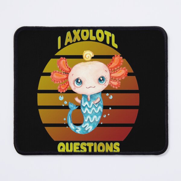 Item preview,   I Axolotl Questions Pun Walking Fish  designed and sold by david parry.